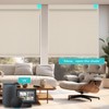 Changshade Smart Roller Shade with Remote Control Blackout Automatic Window
