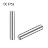 sourcing map Pack of 50 Cylinder Pins 304 Stainless Steel