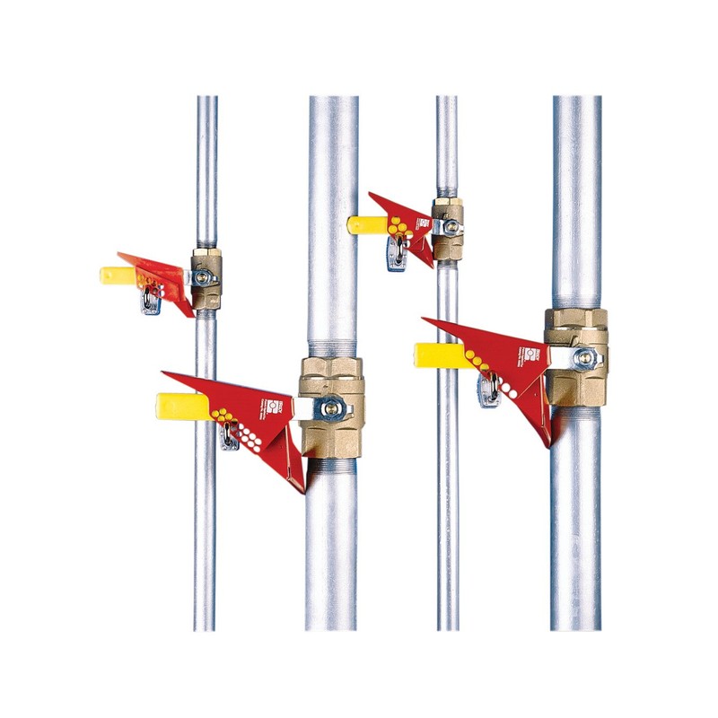Brady Ball Valve Lockout, for 1-1/4" - 3" Outside Pipe