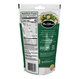 Mrs. Cubbison's Flavor 100 Real Keto Friendly Great for Snacking and Salad Topper, Parmesan Cheese Crisps, 1.98 Ounce