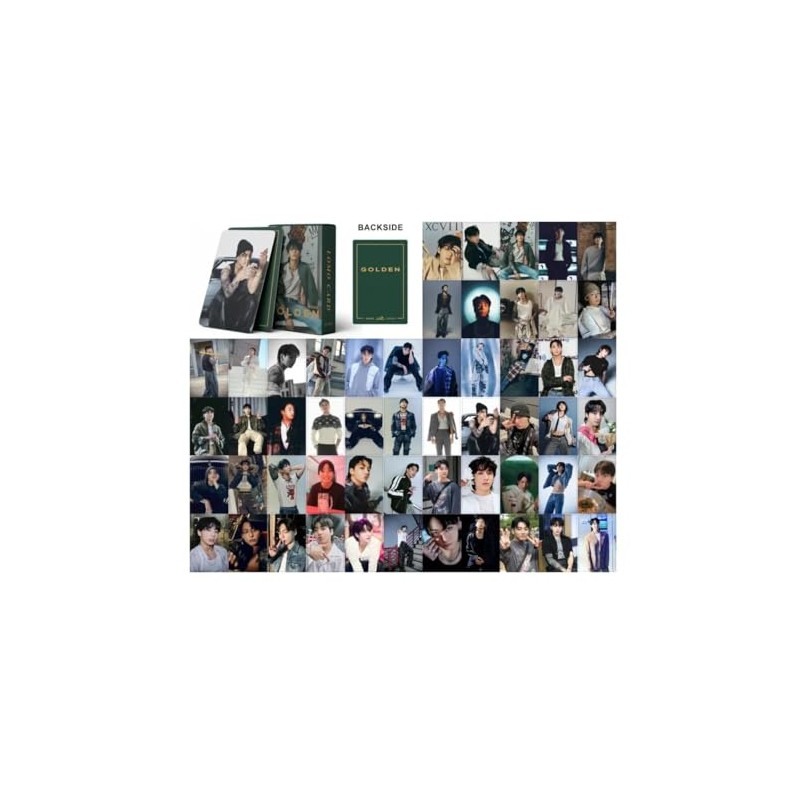55 Photocards De Jungkook Golden
