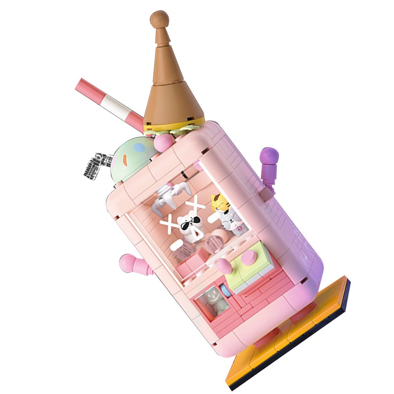 Doll Machine Mini Building Blocks Bricks Set Mini Claw Catch