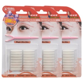 iCharm ultra slim double-sided double eyelid tape 156p set, 3 sets / 아이참 울트라슬림 양면 쌍꺼풀 테이프 156p 세트, 3세트