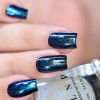 ILNP Raven - Vivid Teal, Purple, Blue Iridescent Topper Nail