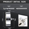 4-1/2inch | 115mm Diamond Hole Saw with Center Drill bit