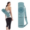 Gaiam Bolso para tapete de yoga estilo cargo con zíper