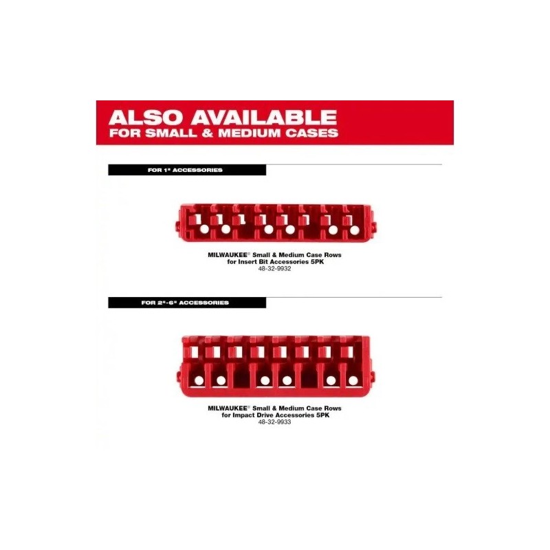 Milwaukee Customizable Small Compact Case for Impact Driver Accessories