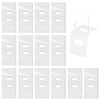100 Sets (200Pcs) Clear Vertical Blind Repair Tabs, Pre-cut Horizontal