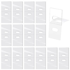 100 Sets (200Pcs) Clear Vertical Blind Repair Tabs, Pre-cut Horizontal Blind Repair Clips