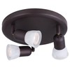 CANARM LTD. ICW356A03ORB10 James 3 Bulb Ceiling/Wall Light, Oil Rubbed