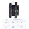 M METERXITY 1 Set PVC Bulkhead Fitting - Screw Thread