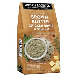 Urban Accents Brown Butter Chicken Brine & Rub Kit, 3.5 oz