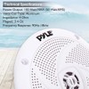 Pyle Marine Speakers - 4 Inch 2 Way Waterproof and