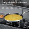 Innerwell Crepe Pan Stainless Steel 26 cm Crepe Pan Induction