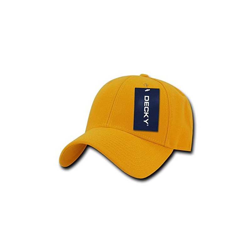 DECKY Low Crown Pro Baseball Cap, Gold
