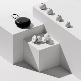 Sleep Keep Ear Plugs for Noise Reduction – Super Soft, Reusable Hearing Protection in Silicone for Sleep, Noise Sensitivity - 8 Ear Tips in XS/S/M/L – 33dB Noise Cancelling (Space Grey, One Size)