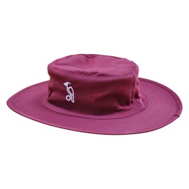 Kookaburra Cricket Sun Hat - Maroon, Medium - 22inch