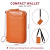 GADIEMKENSD Credit Card Holder RFID Protection Leather Wallet 14 Compartments