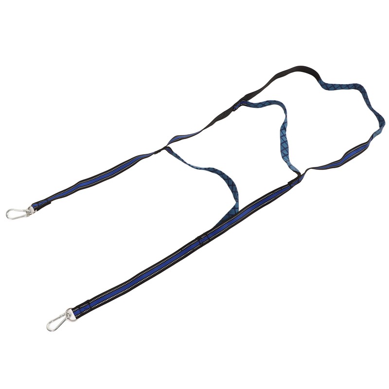 Marine Boat Rope Ladder Boarding Steps with Hooks Nylon Blue