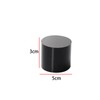 Mcoser Acrylic Cylinder Display Stand 3*5CM Black Solid Acrylic Display