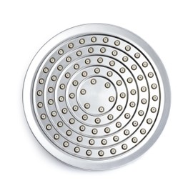 Winthorpe Conservation Rain Shower Head, Brushed Nickel, Round, Low Flow, High Pressure, 1.8 GPM Water Saving, 360 Degree, Eco and Energy Efficient Rainfall Showerhead