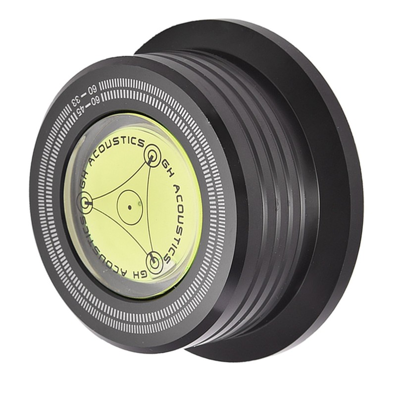 60Hz Turntable Disc Record Stabilizer Clamp with Bubble Level for