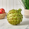 Elements Resin Artichoke Figurine, 6.69x6.5x7.8 Inch, Green