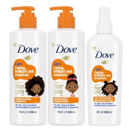 Dove Set Shampoo, Acondicionador Y Desenredante Para Niños                                                                                            