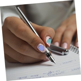 Housoutil 4sets Christmas Nail Art Stickers Embossed Snowflake Sweater Pattern Decals for Women Easy to Apply Random Styles for Festive Manicure Decoration