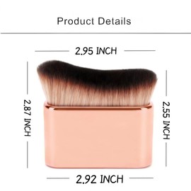 Self Tan Brush Body Tanning Brush - Soft Fake Tan Brush for Face and Body Makeup Application – Rose Gold
