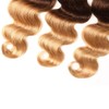 26 26 26 inch #4/27 Bundles Ombre Brown Human Hair