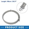 A ABSOPRO Braided Fuel Line Hose AN4 1 Meter PTFE
