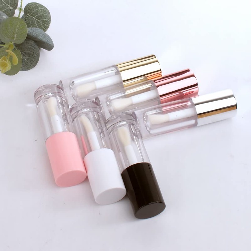 COSIDEA 14 Empty Rose Gold Lip Gloss Tubes for DIY
