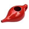 HealthGoodsAU - Crackle Pattern Red Ceramic Neti Pot for Nasal