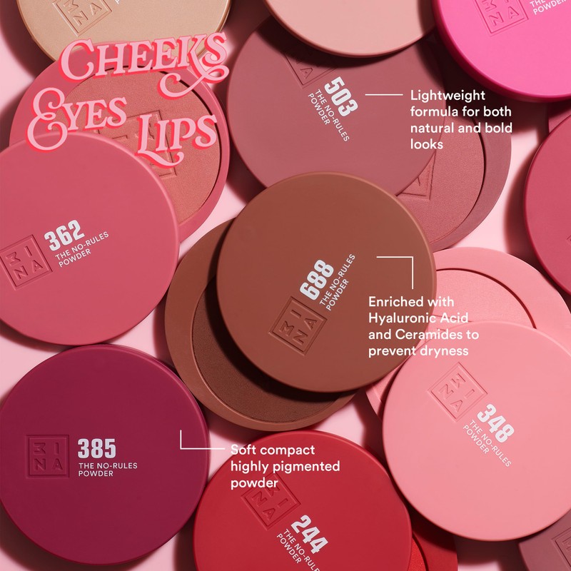 3INA MAKEUP - The No-Rules Powder 503 - Pink nude