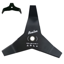Avalon - Universal 3-point blade for brushcutter, 3 mm (300 x 3 mm) steel blade for cutting brambles and dense weeds, crushing weeds in maintenance tasks.