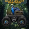 10x42 High Powered Compact Binoculars for Adults Kids - Low
