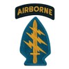 Special Forces Group AGSU Full Color Patch with Airborne Tab