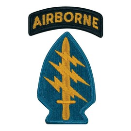 Special Forces Group AGSU Full Color Patch with Airborne Tab (Military Issued)-Veteran Owned Business