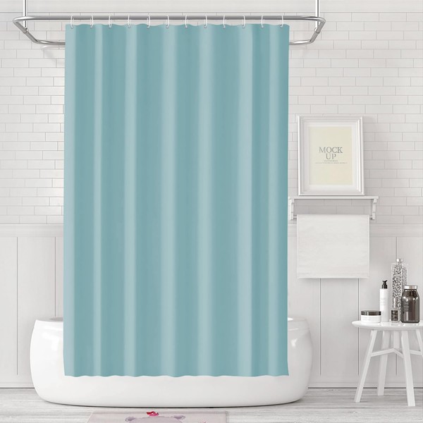 LUKDUNG 180 x 180 cm Bath Curtain, Shower Curtain, Anti-Mould