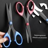 3 Pack 6.5" Multi-Purpose Scissors, Arts and Crafts Scissors,for Office,
