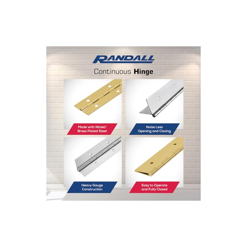 3', 6' or 7' Lengths Nickel or Brass Plated 2"