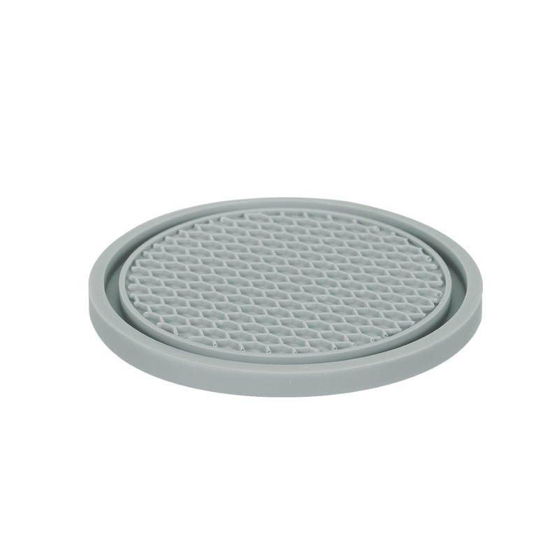 sourcing map Car Cup Coasters Universal PVC Car Cup Mats