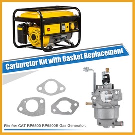 Partuto Partuto Carburetor with Gasket for CAT RP6500, RP7500E, RP8000E Gas Generator kit, 511-7277, 1 Set Replacement