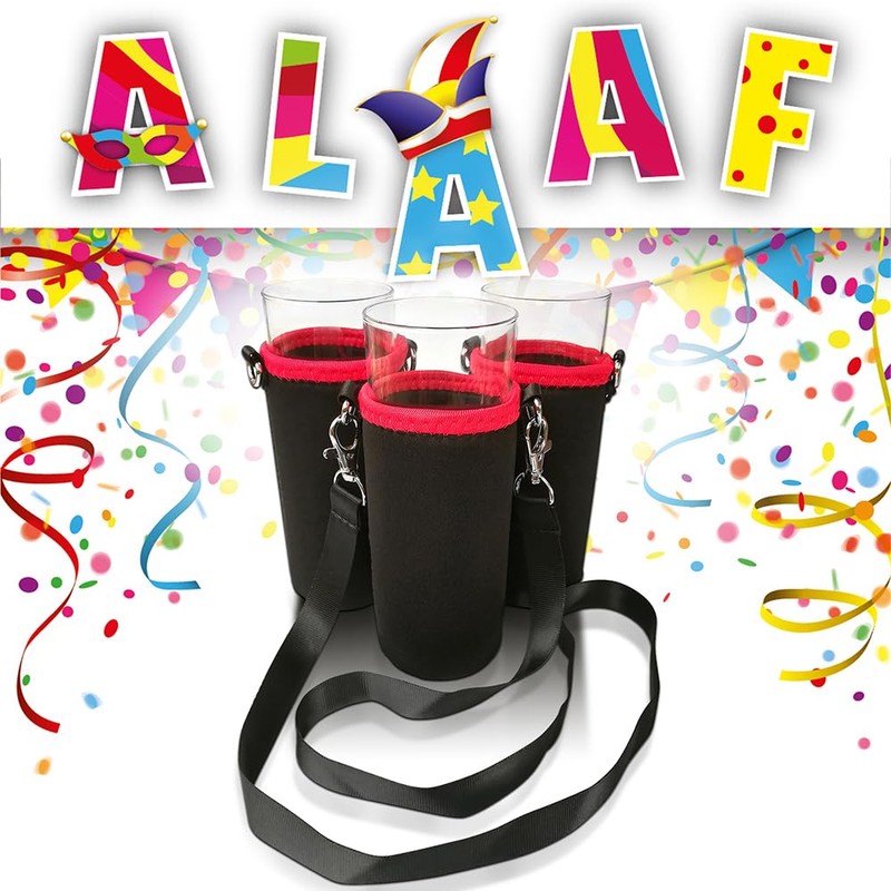 Eff Em Concept Kölsch Holder, Black Set of 5