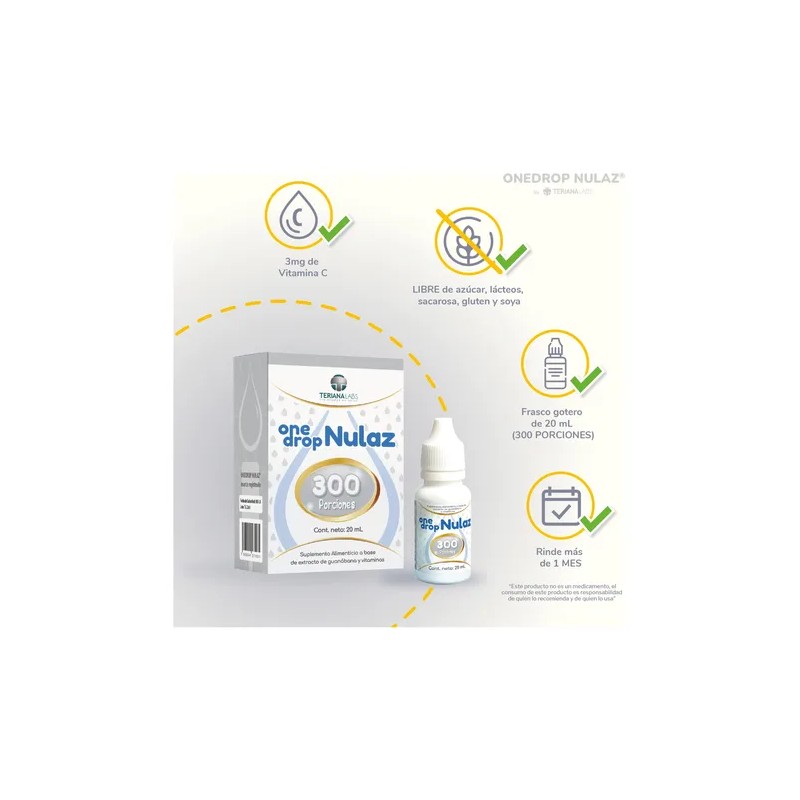 Vitamina Onedrop Nulaz | Gotas | Frasco 20 Ml |