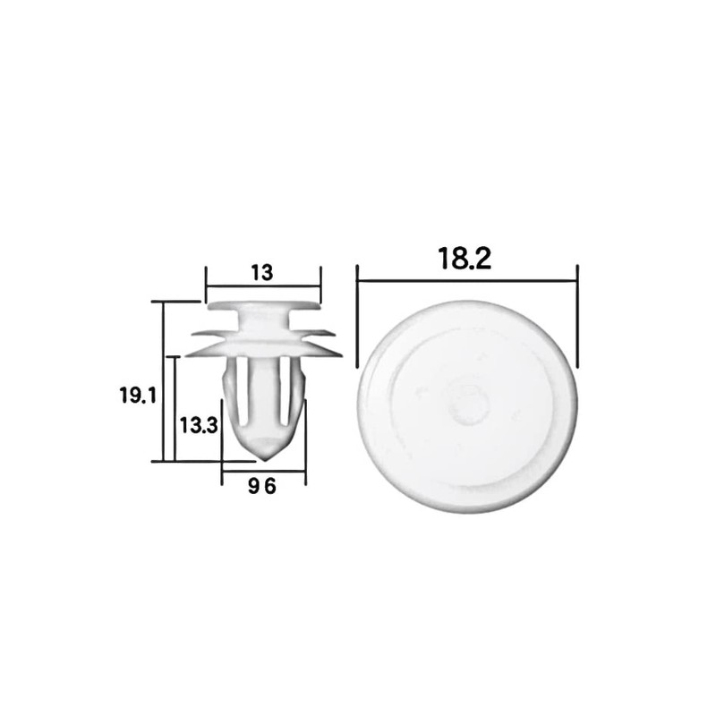 Boston BC5361 Trim Clip 10 per Bag