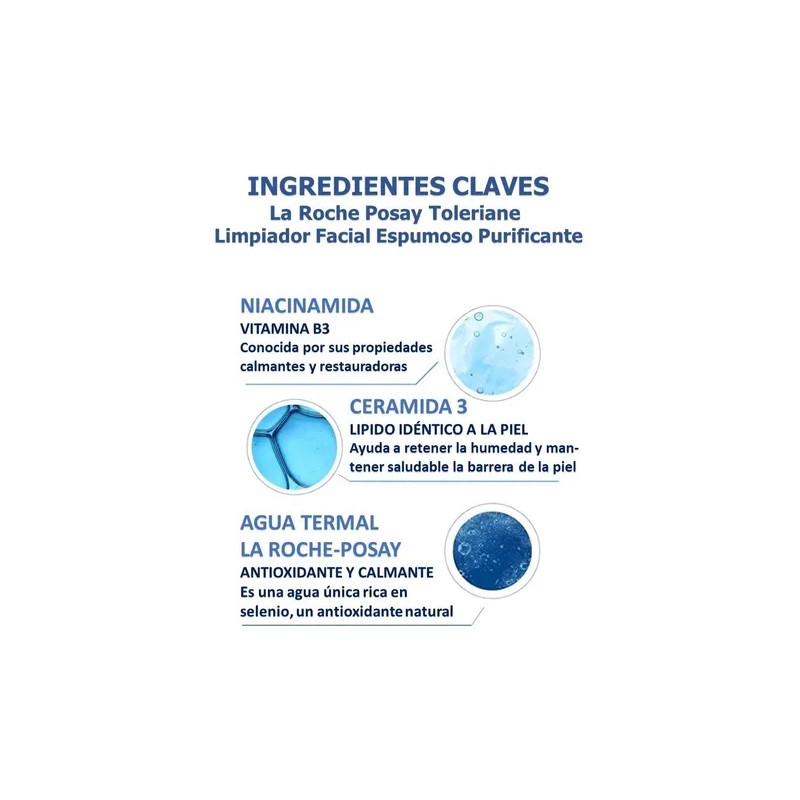 La Roche Posay Toleriane Espuma Facial Limpiadora Purificant