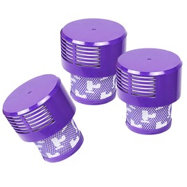 SCREENTRONICS HEPA Filter Compatible Replacement for Dyson V10 Animal, V10 Cyclone Series, V10 Absolute, V10 Total Clean, SV12 Cordless Stick Vacuum Cleaner Part# 969082-01 (3 Pack)