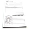 Repair Job Cards x100 Garage Workshop Job Time Sheet Pad